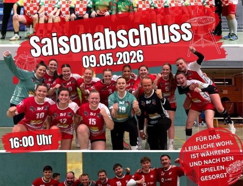 HANDBALL-SAISONABSCHLUSS AM SAMSTAG, 09. MAI
